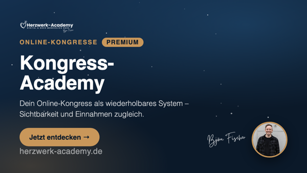 Werbegrafik Kongress-Academy Premium, Querformat
