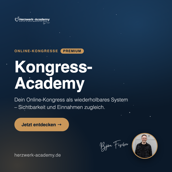 Werbegrafik Kongress-Academy Premium, Quadrat